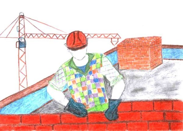 Папа Строитель картинки для детей