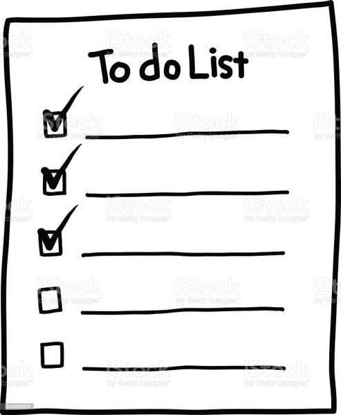 Нарисовать список дел