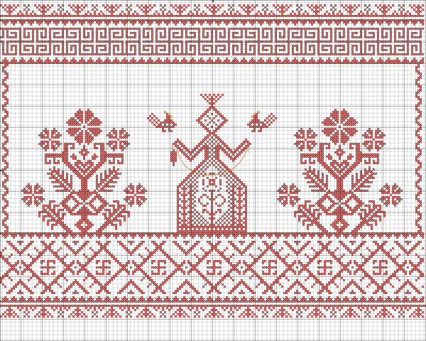 Славянский орнамент Макошь