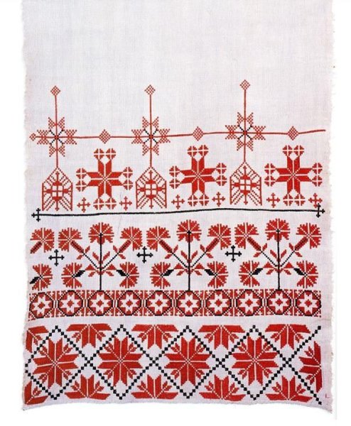Узор на белорусском рушнике