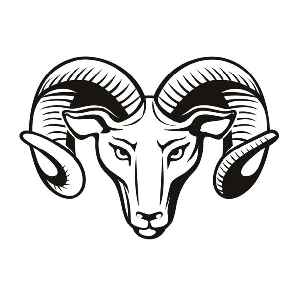 Узор головы барана