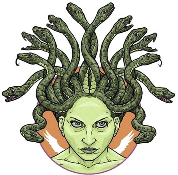 Голова медузы Горгоны