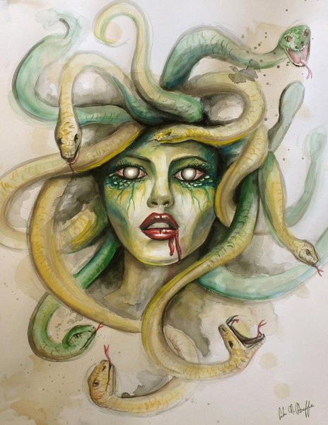 Medusa Gorgona картина