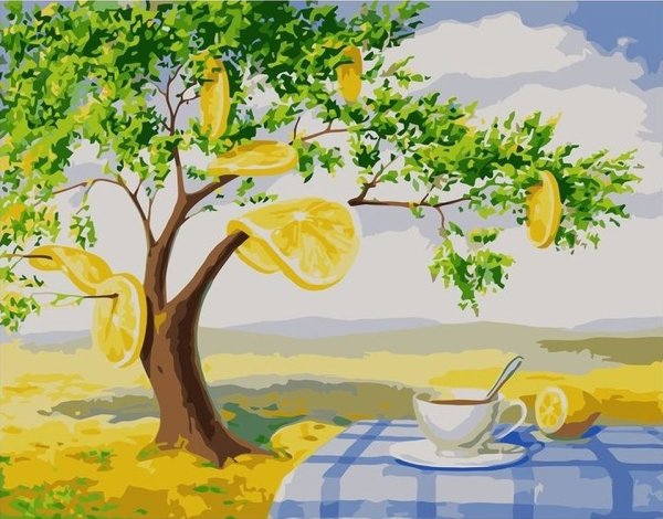 Виталий Уржумов лимонные картины