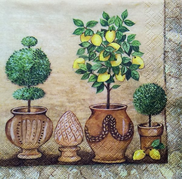 Панно лимонное дерево