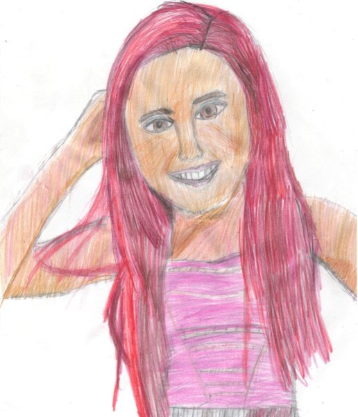 Девушка поет