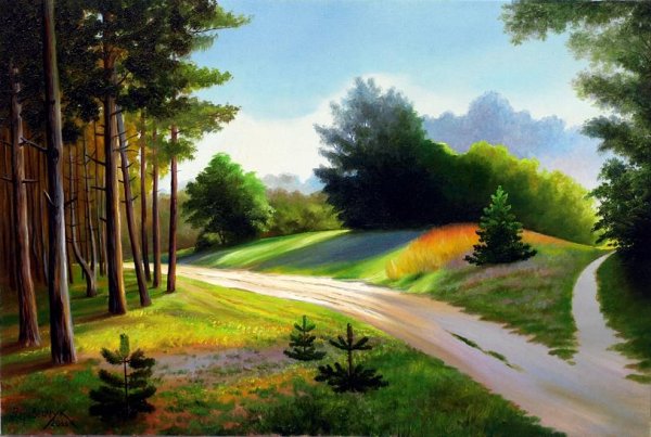 Художник Владимир Деревенчук