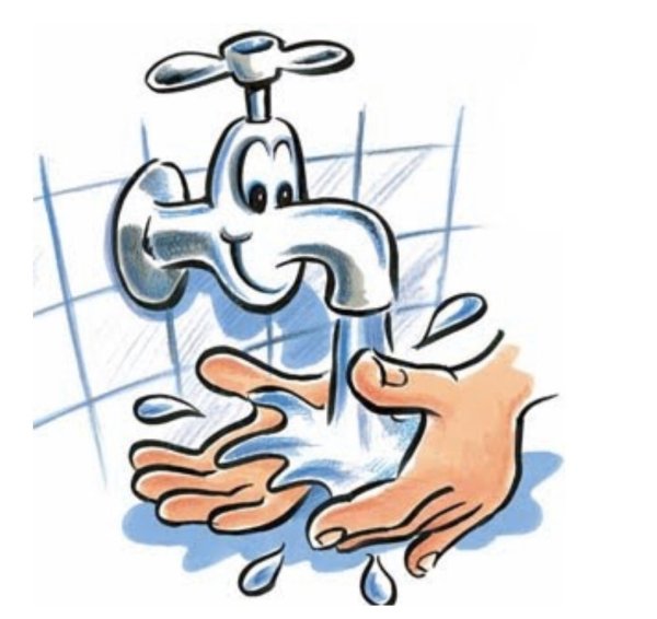 Мытье рук рисунок