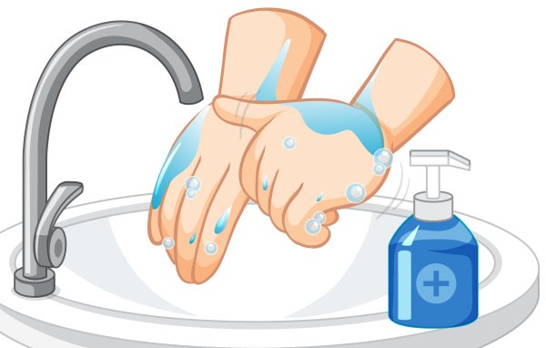 Мытье рук мультяшная