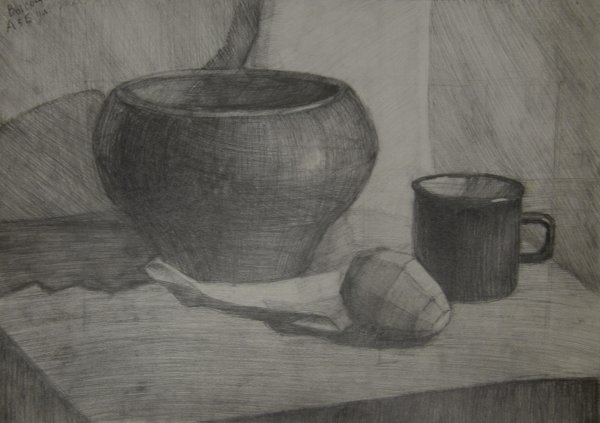 Натюрморт с чугунком