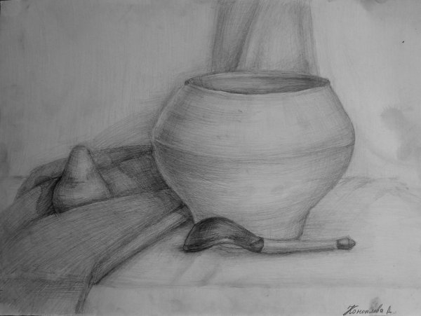 Чугунок карандашом