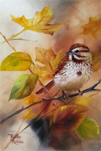 Птицы художника Паул Роллинс