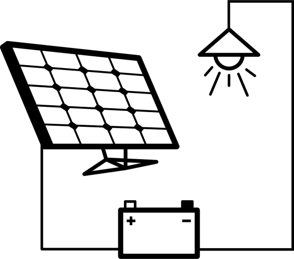Солнечная батарея иконка