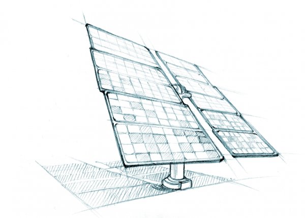 Солнечная батарея компас 3д