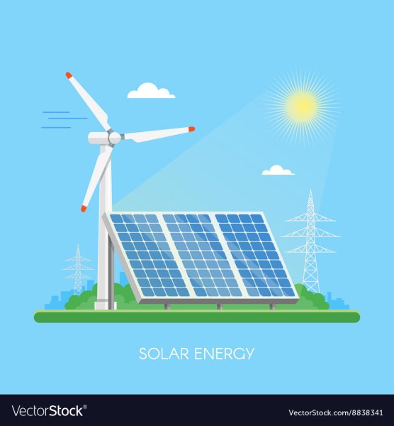 Солнечные панели вектор