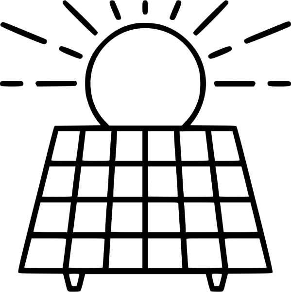 Солнечная батарея раскраска для детей
