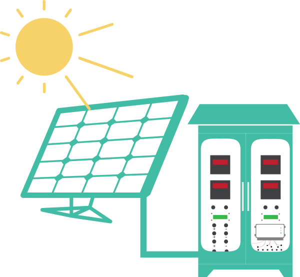 Значок солнечной электростанции