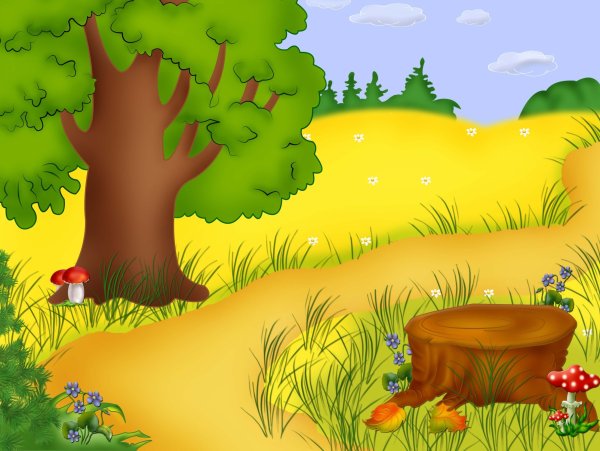 Колобок в лесу