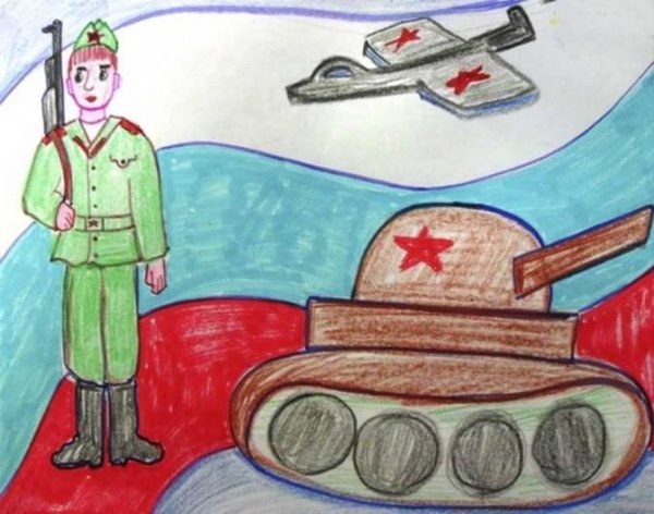 Конкурс рисунков о войне для детей