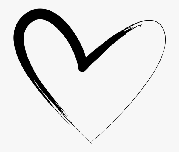 Сердце нарисованное от руки