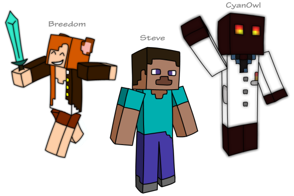 Нарисовать Стива из МАЙНКРАФТА