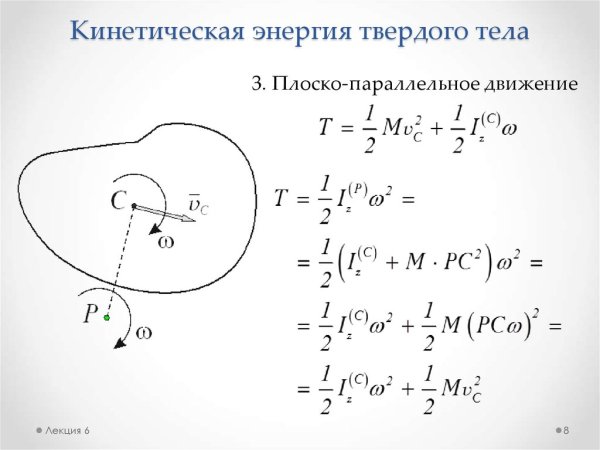 Кинетическая энергия картинки