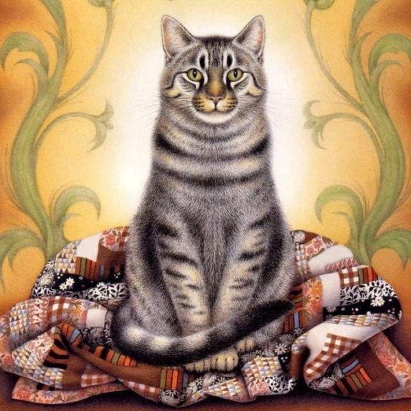 Рисуем полосатого кота