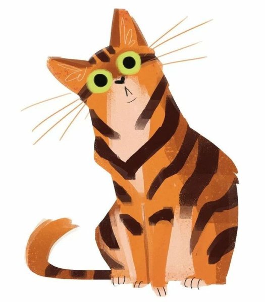 Бернард Клибан полосатые коты