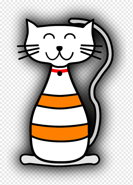 Нарисовать полосатого кота