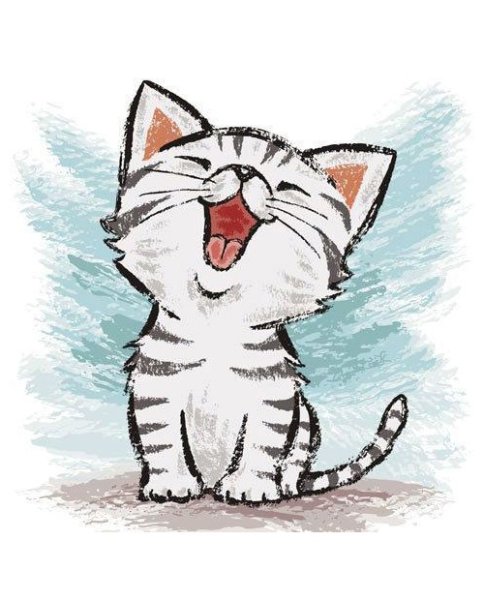 Полосатый утёнок на белом фоне