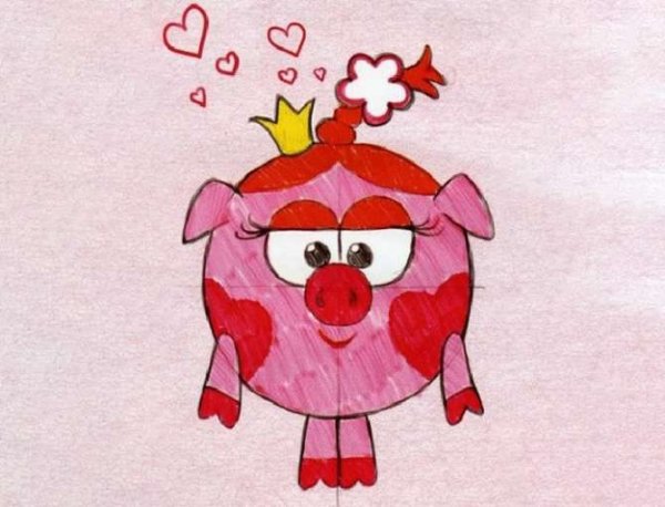 Смешарики для рисования