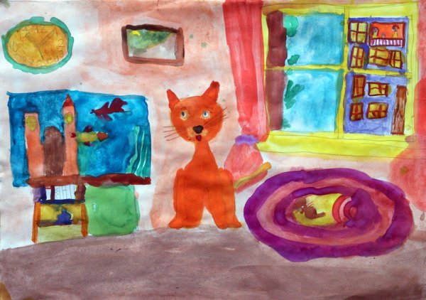 Домашние питомцы рисунок на конкурс