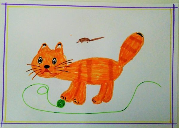 Рисунки домашних питомцев