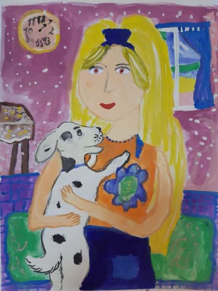 Рисунок на тему домашние питомцы