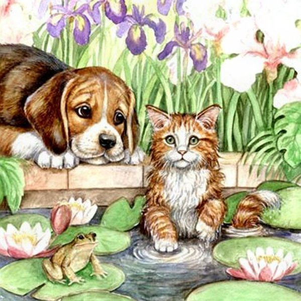 Рисование на тему домашние любимцы