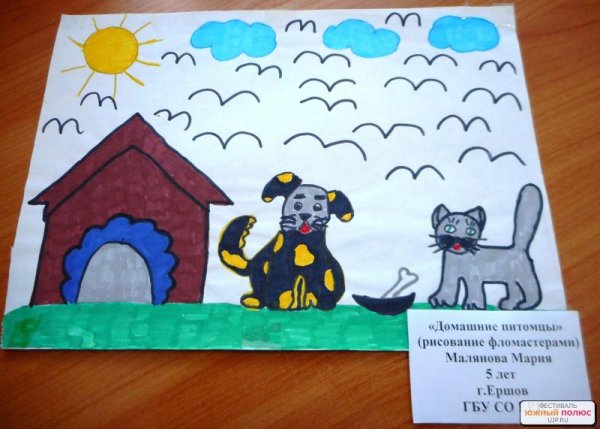 Детские рисунки животных