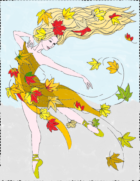 Осенний вальс картина