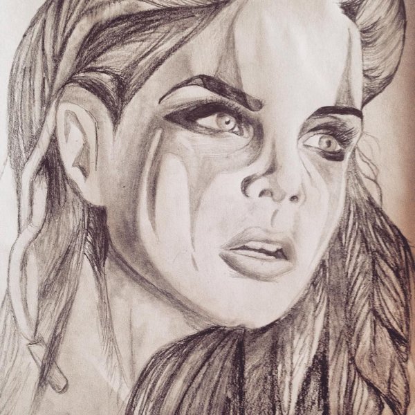 Деймон Сальваторе и Елена портрет