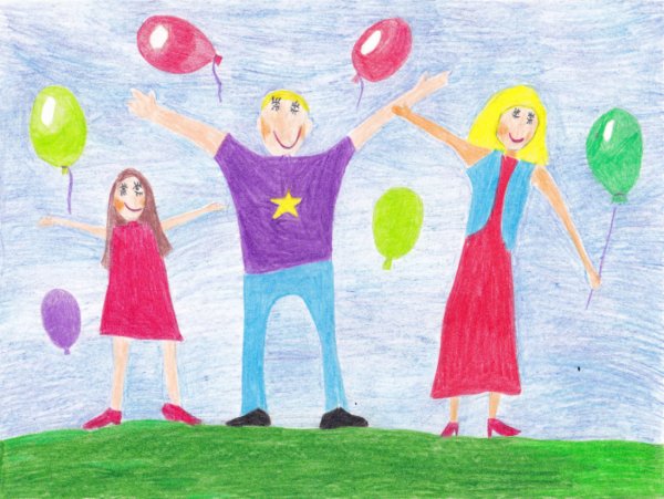 Конкурс рисунков семья