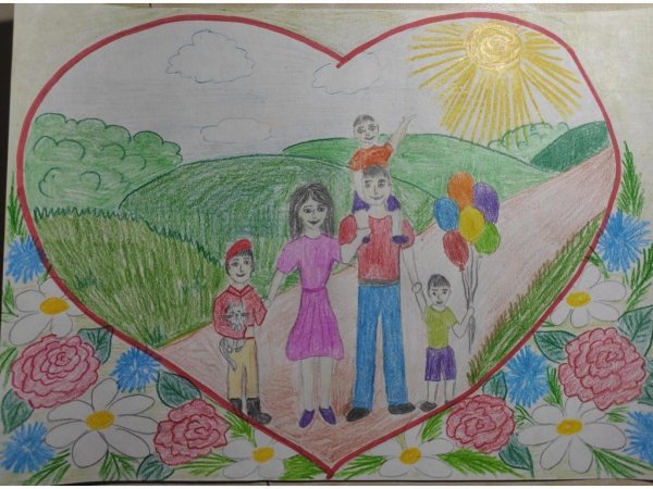 Конкурс моя дружная семья