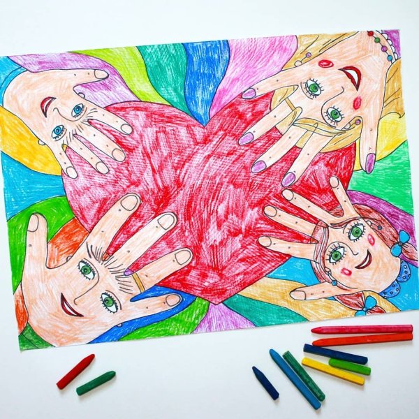 Рисунок на тему моя семья