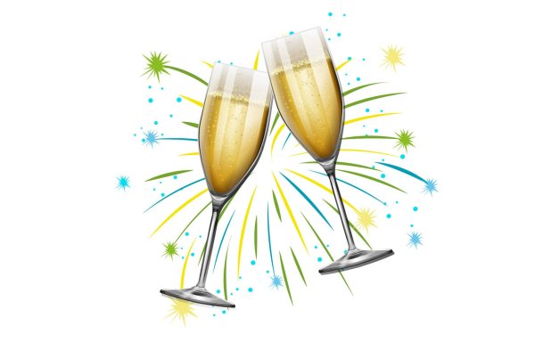 Фужеры с шампанским