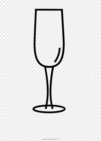 Очертания бокалов шампанского