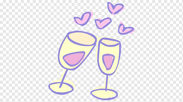 Бокал на прозрачном фоне