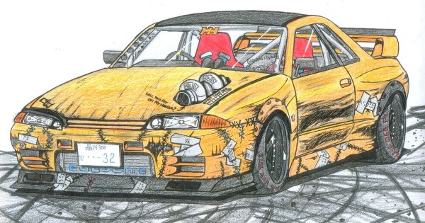 Машины для дрифта карандашом