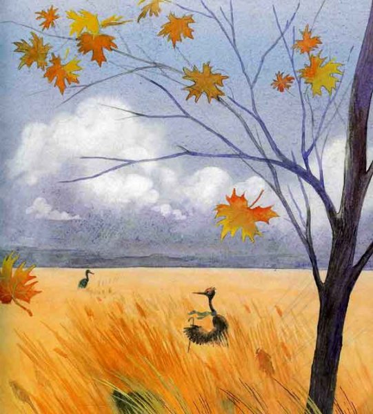 Рисунок на тему октябрь