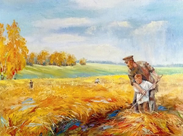 Аркадий пластов поле пшеницы