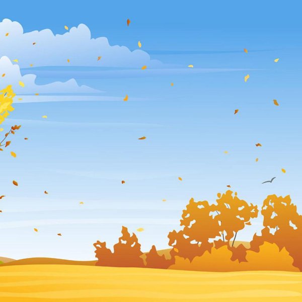 Фон для аппликации осень