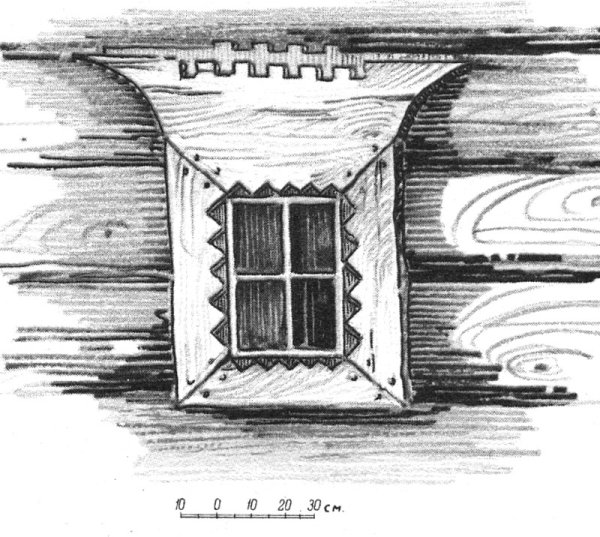 Косящатое окно в избе