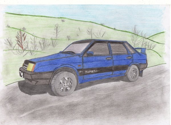 ВАЗ 21099 Раскрашенная